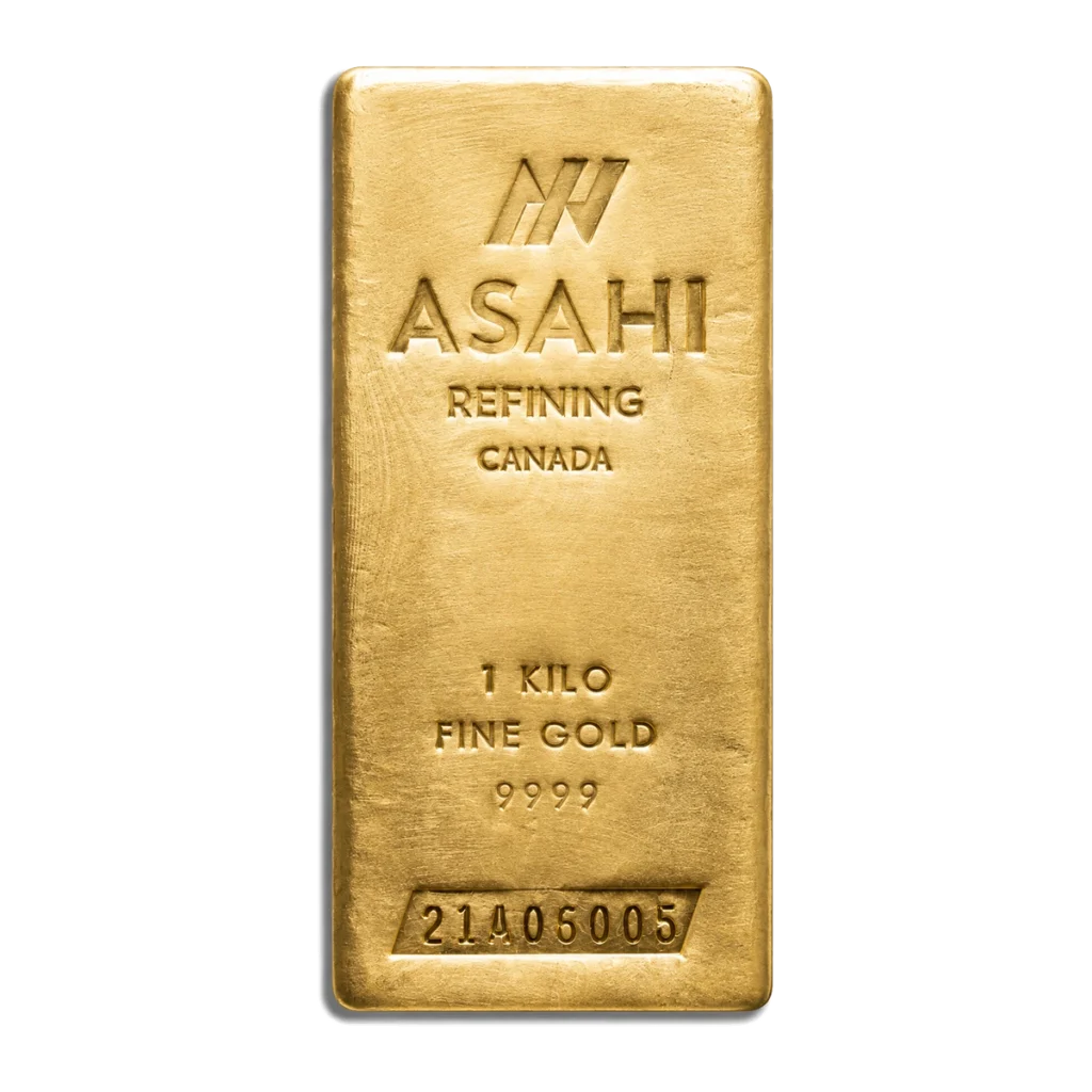 1 Kilogram Gold Bar — Brand Varies — representative image