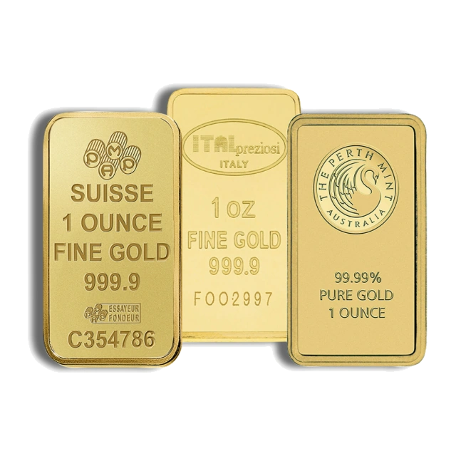 1 Ounce Gold Bar — Brand Varies — representative image
