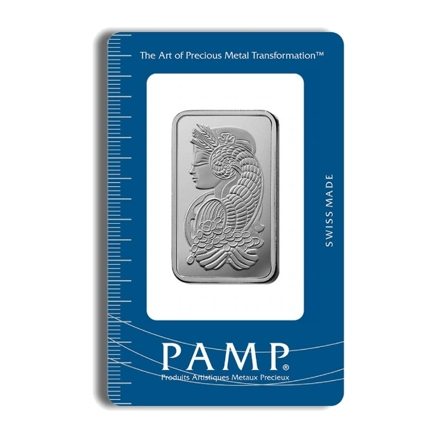 1 Ounce Palladium Bar — PAMP Fortuna (In Assay) — representative image
