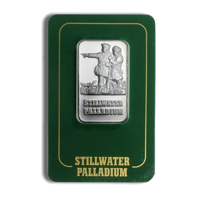 1 Ounce Palladium Bar Stillwater (In Assay) — representative image