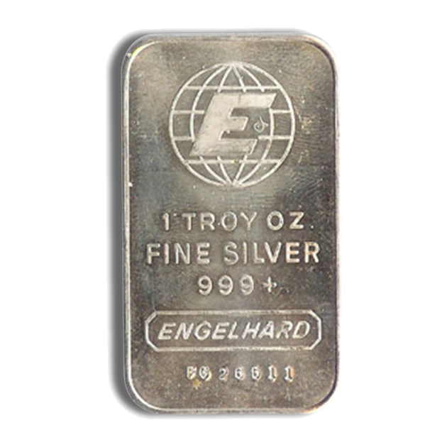 1 Ounce Silver Bar — Engelhard (Design Varies) — representative image