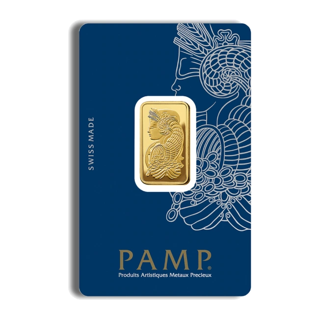 10 Gram Gold Bar — PAMP Fortuna (In Assay) — representative image