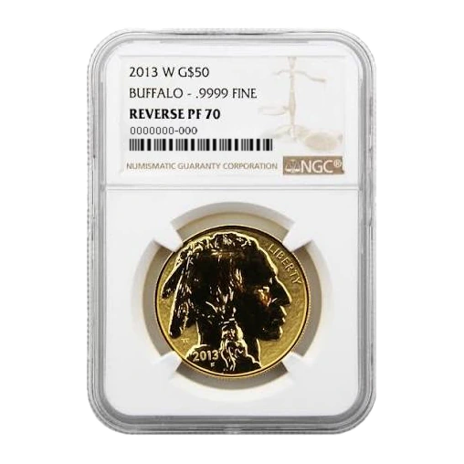 2013 American Buffalo One Ounce Gold Reverse Proof Coin — Proof 70 — representative image