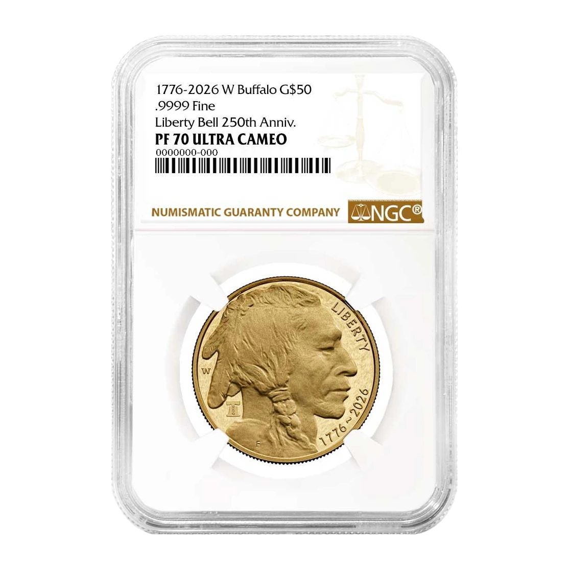 2026 American Buffalo One Ounce Gold Proof Coin — Proof 70 — representative image