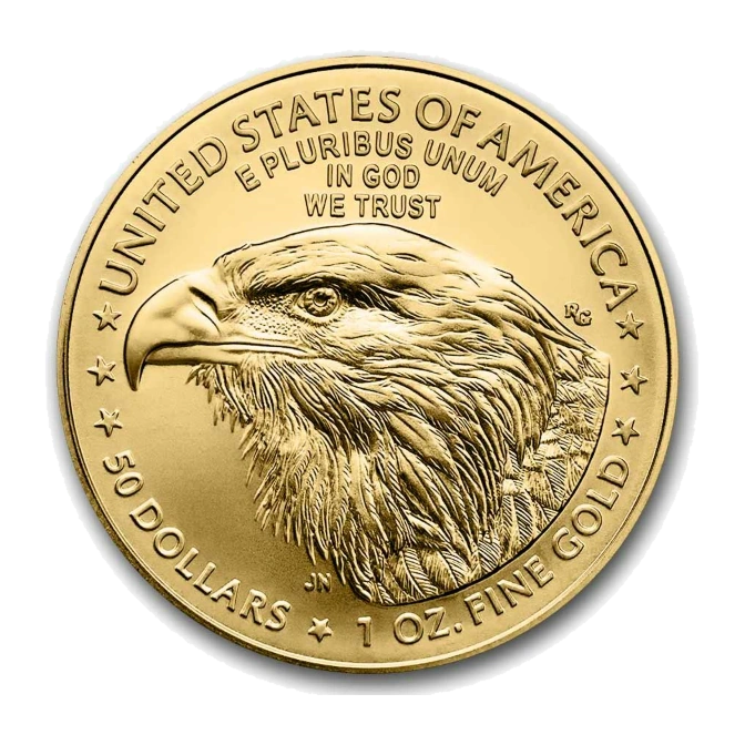 2026 American Eagle One Ounce Gold Bullion Coin — reverse, representative image