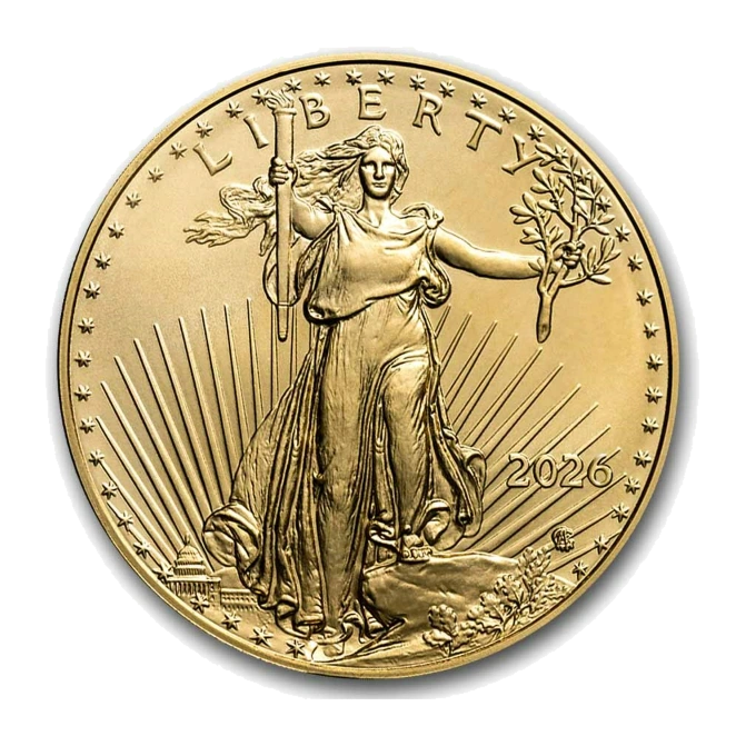 2026 American Eagle One Ounce Gold Bullion Coin — representative image