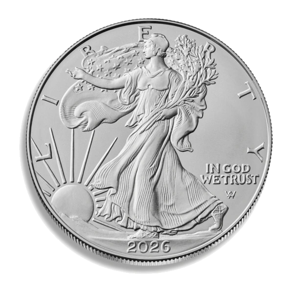 2026 American Eagle One Ounce Silver Bullion Coin — representative image