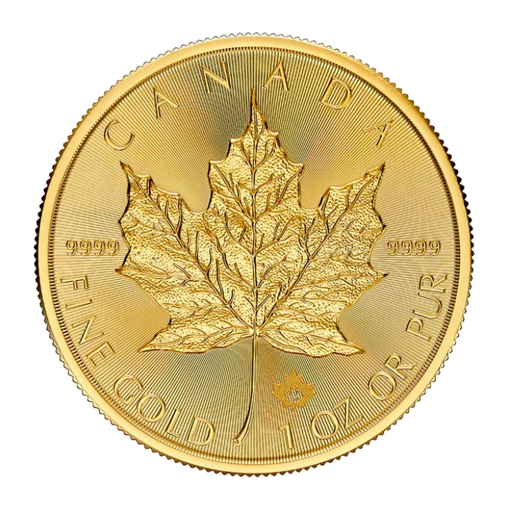 2026 Canadian Gold Maple Leaf 1 Ounce Bullion Coin — representative image