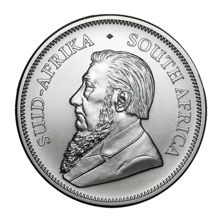 2026 South African Silver Krugerrand 1 Ounce Bullion Coin — obverse, representative image