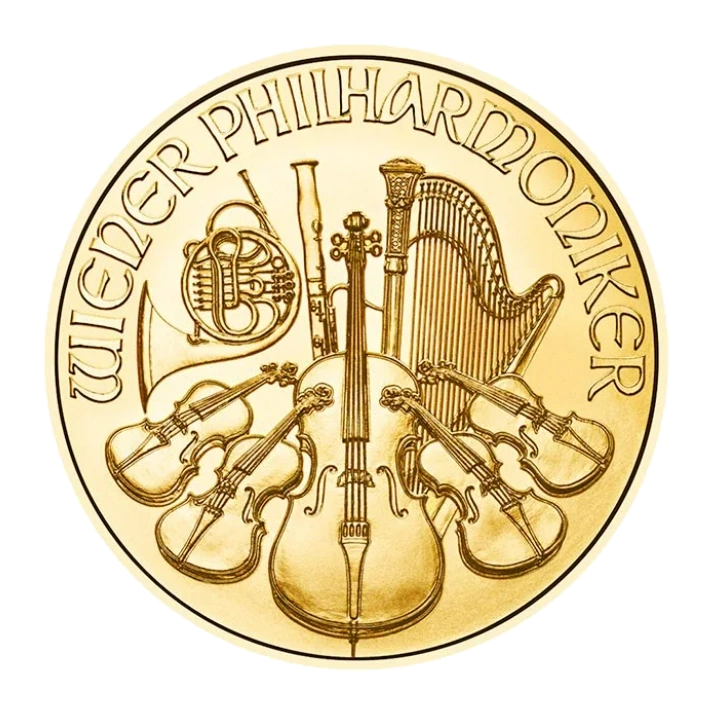 2026 Vienna Philharmonic Gold 1 Ounce Bullion Coin — representative image