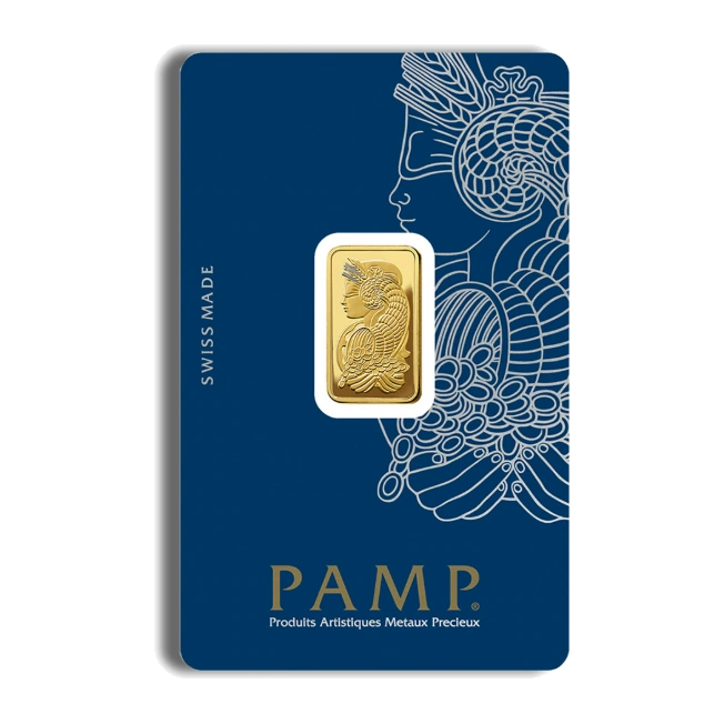 5 Gram Gold Bar — PAMP Fortuna (In Assay) — representative image