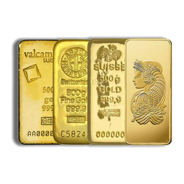 500 Gram Gold Bar — Brand Varies — representative image