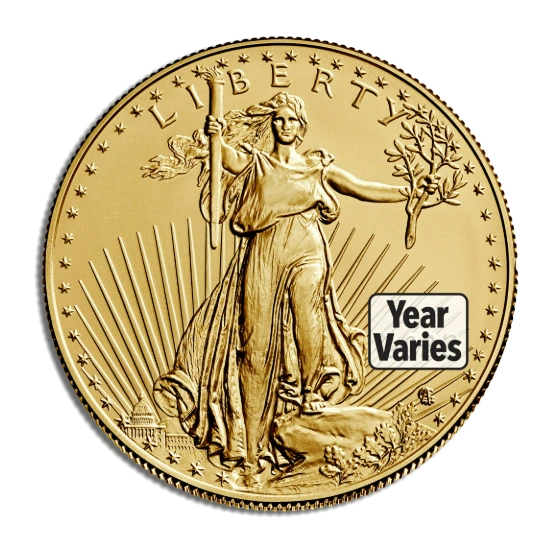 American Eagle One-Half Ounce Gold Bullion Coin — Year Varies — representative image