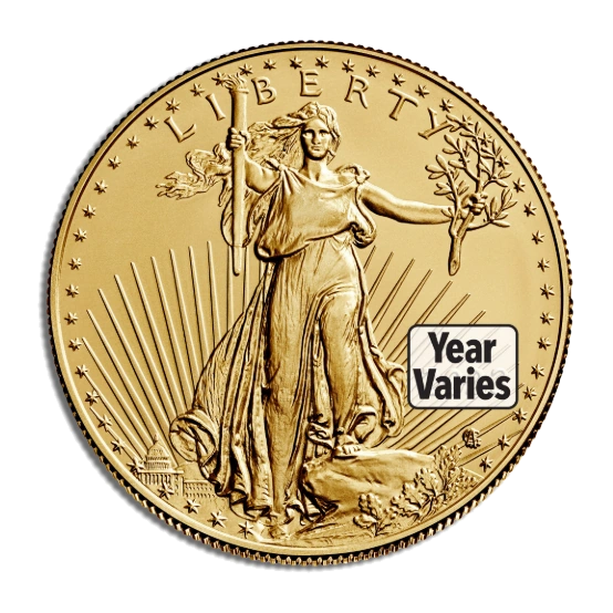American Eagle One-Quarter Ounce Gold Bullion Coin — Year Varies — representative image