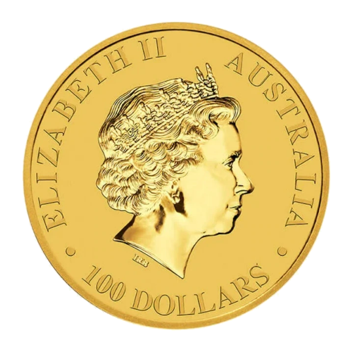 Australian Gold Kangaroo 1 Ounce Bullion Coin — Year Varies — obverse, representative image
