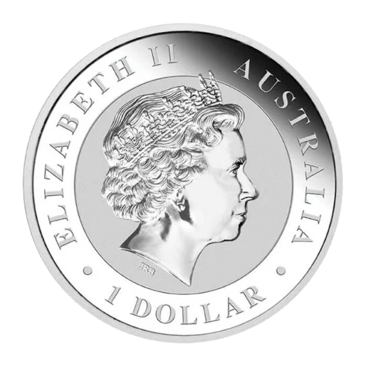 Australian Silver Kookaburra 1 Ounce Bullion Coin — Year Varies — obverse, representative image