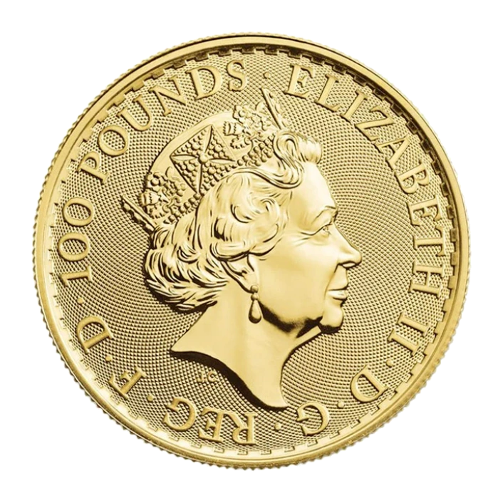Britannia Gold 1 Ounce Bullion Coin — Year Varies — obverse, representative image