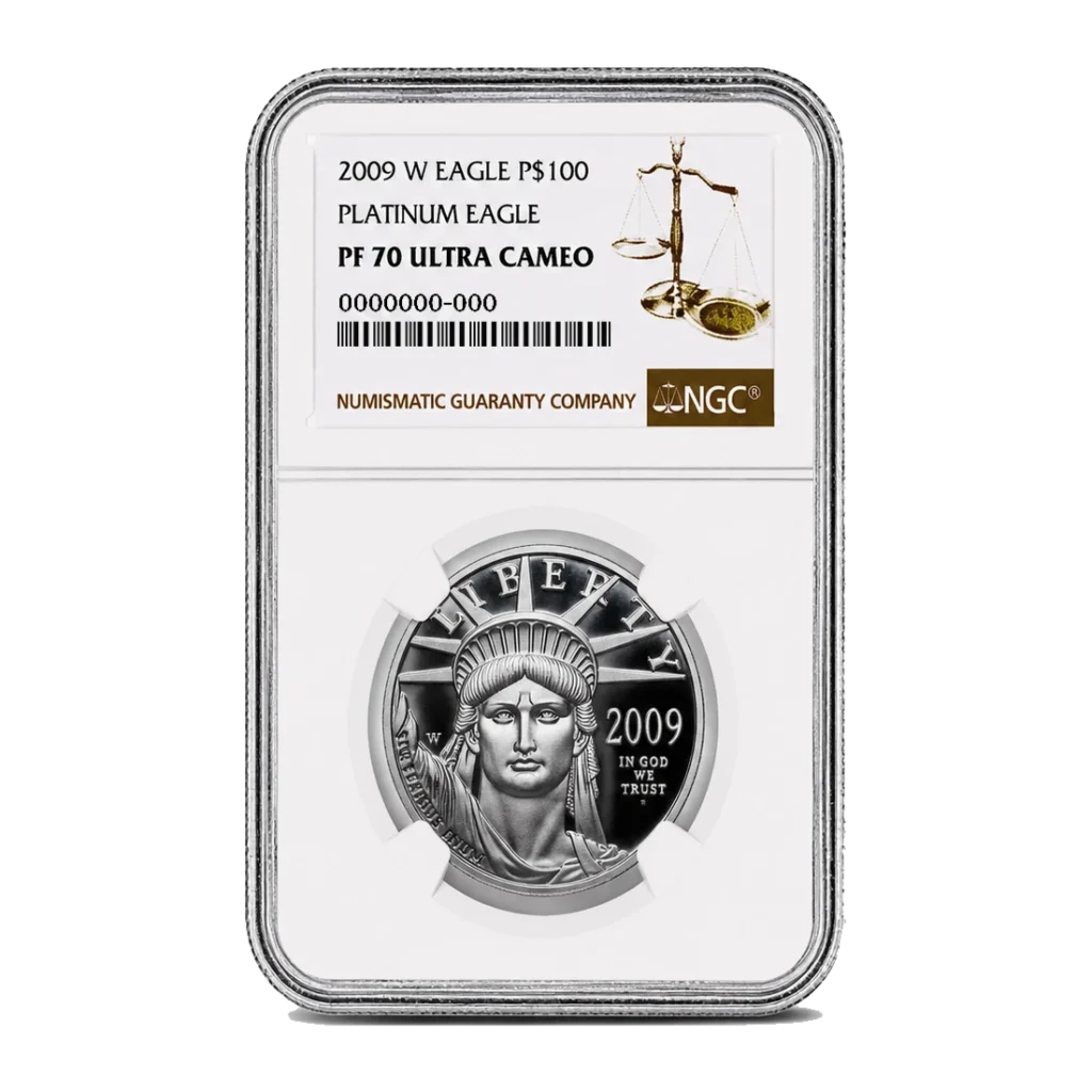 2009 American Eagle One Ounce Platinum Proof Coin — Proof 70 — representative image