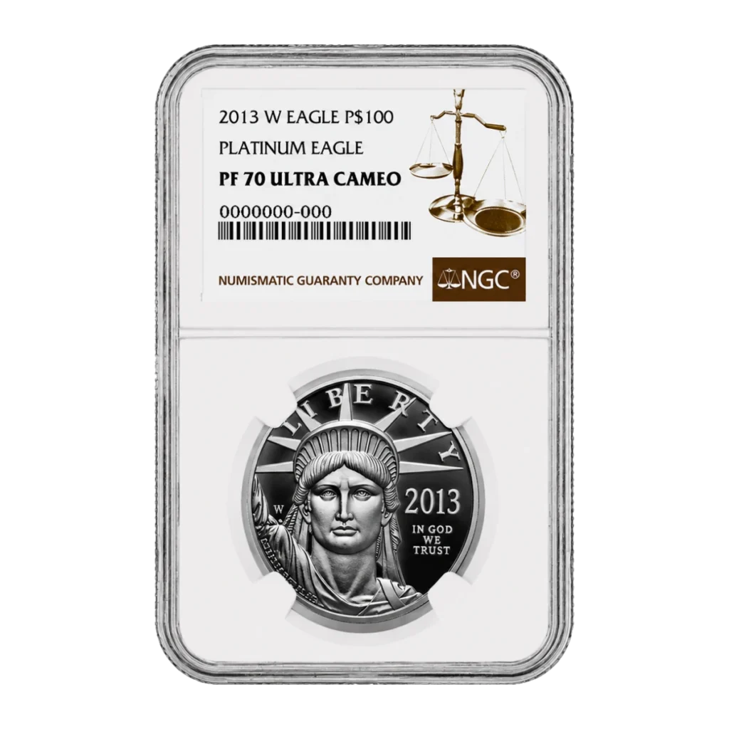 2013 American Eagle One Ounce Platinum Proof Coin — Proof 70 — representative image