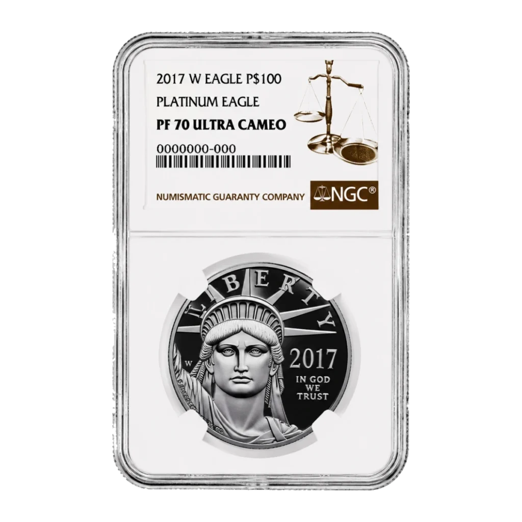 2017 American Eagle One Ounce Platinum Proof Coin — Proof 70 — representative image