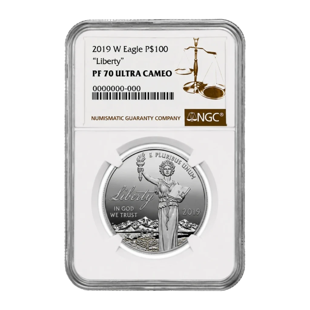 2019 American Eagle One Ounce Platinum Proof Coin — Proof 70 — representative image