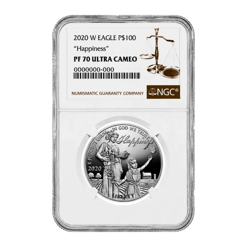 2020 American Eagle One Ounce Platinum Proof Coin — Proof 70 — representative image