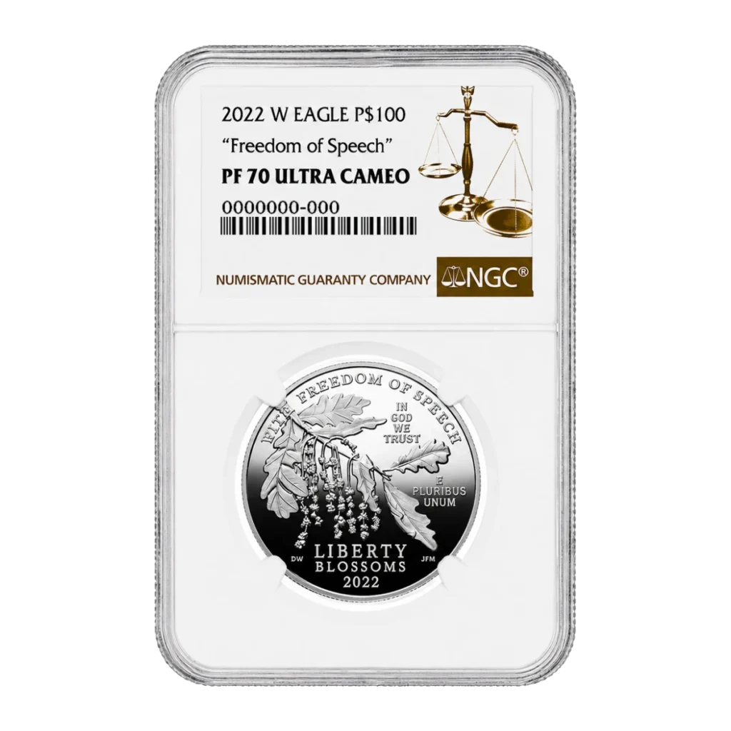 2022 American Eagle One Ounce Platinum Proof Coin — Proof 70 — representative image
