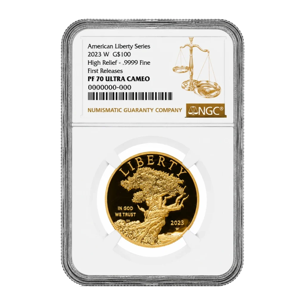 2023 American Liberty High Relief One Ounce Gold Proof Coin — Proof 70 — representative image