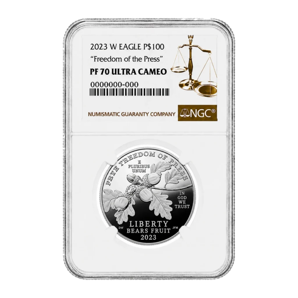 2023 American Eagle One Ounce Platinum Proof Coin — Proof 70 — representative image
