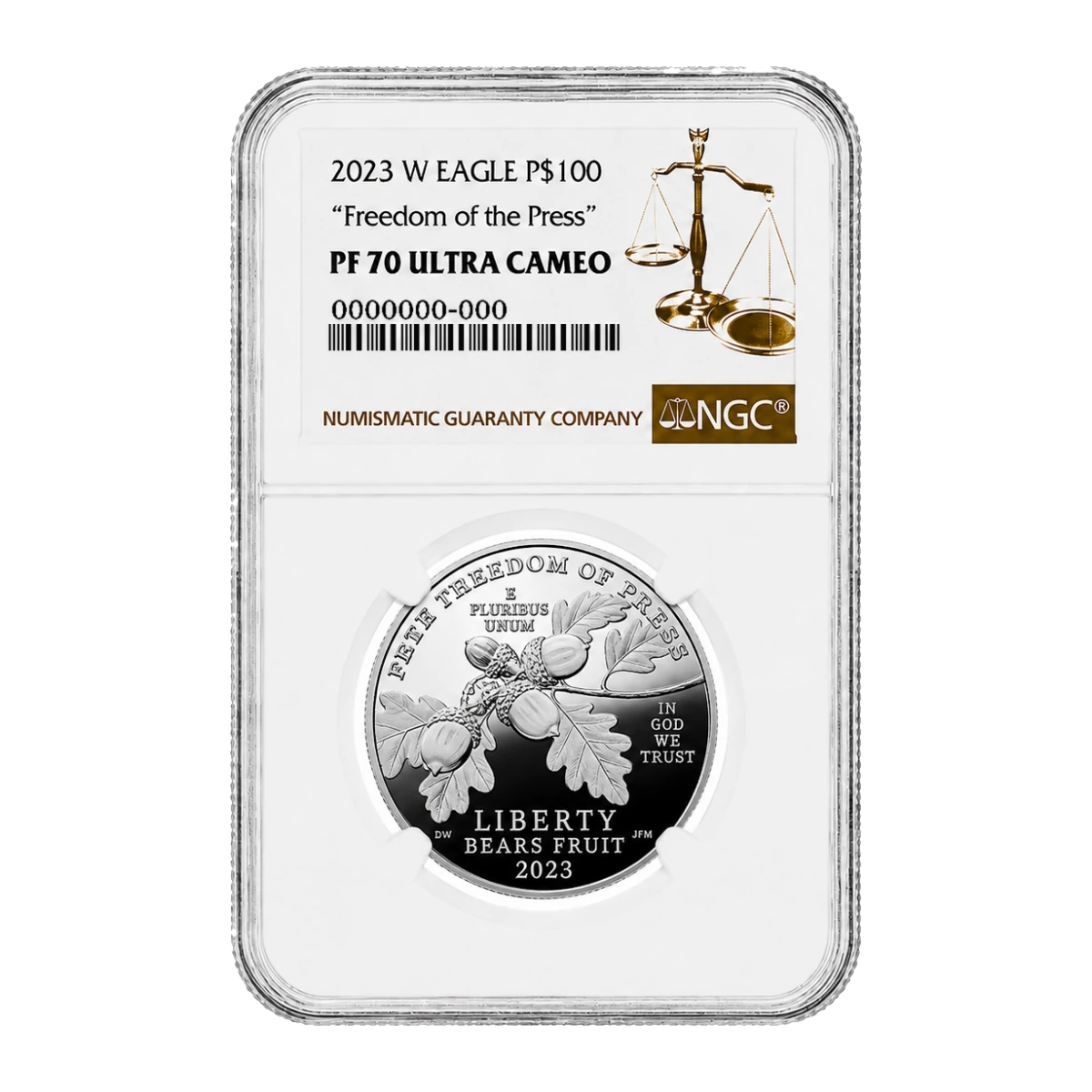 2023 American Eagle One Ounce Platinum Proof Coin — Proof 70 — representative image