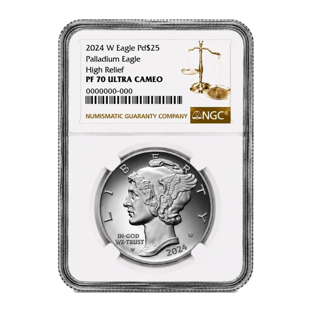 2024 American Eagle One Ounce Palladium Proof Coin — Proof 70 — representative image